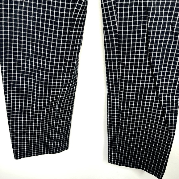 Ann Taylor Marisa Black & White Checker Pants Size 4 - Picture 9 of 11